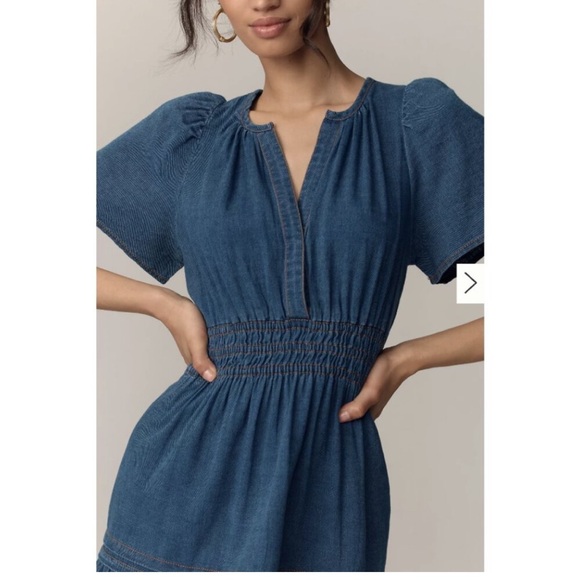 Anthropologie Dresses & Skirts - Anthropology Somerset Mini Dress Denim